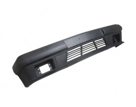 MERCEDES E CLASS- W124- 85/93; ÖN TAMPON SİYAH (BANDLI/ÇEKİ DEMİR KAPAKLI)(SİS DELİKLİ)(AMG)