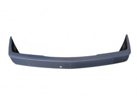 MERCEDES E CLASS- W124- 93/95; ÖN TAMPON GRİ (BANTSIZ/ÜST KISMI NİKELAJ DELİKLİ/ŞOK EMİCİLİ)