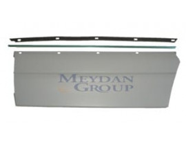 MERCEDES S SL CLASS- W140- 95/98; ARKA KAPI BANDI SOL GRİ UZUN TİP (NİKELAJI İLE BİRLİKTE)