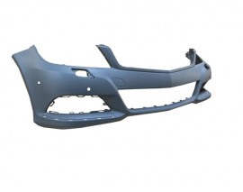 MERCEDES C CLASS- W204- 11/13; ÖN TAMPON SİYAH (SİS/SENSÖR/FAR YIKAMA DELİKLİ TW)