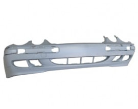 MERCEDES E CLASS- W210- 00/02; ÖN TAMPON KOYU GRİ(SİS/BAND DELİKLİ/FAR YIKAMASIZ/CLASSIC/ELEGANCE)TY