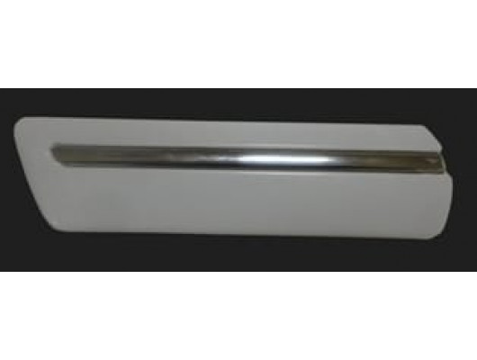 MERCEDES E CLASS- W210- 00/02; ÖN ÇAMURLUK BANDI SOL BEYAZ (NİKELAJ KAPLAMALI) NİK/BEYAZ (TYG)