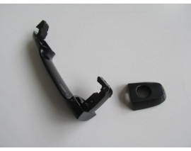 TOYOTA YARIS- 06/11; ÖN KAPI DIŞ AÇMA KOLU SOL SİYAH (BOYANIR TİP) ŞİFRE DELİKLİ (HUSHAN)