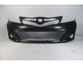 TOYOTA YARIS- 11/14; ÖN TAMPON SİYAH (SİS/PANJUR DELİKLİ) (TYG)