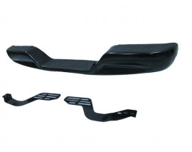 TOYOTA HILUX- PICK UP LN145- 98/01; ARKA TAMPON SİYAH (BAĞLANTI BRAKETLERİ İLE) (FPI)