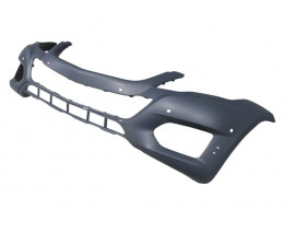 MERCEDES GLK- X204- 12/15; ÖN TAMPON GRİ (FAR YIKAMALI/SENSÖR DELİKLİ)(TW)