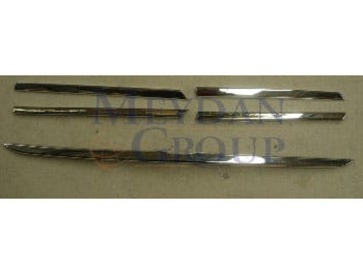 MERCEDES ML CLASS- W163- 98/05; ÖN PANJUR ÇITASI NİKELAJLI SET (5 PARÇA)