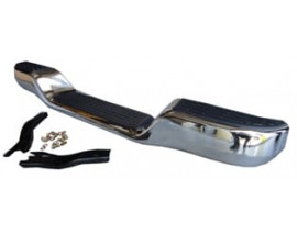 TOYOTA HILUX- PICK UP LN145- 02/05; ARKA TAMPON (NİKELAJLI ALTI OVAL BAĞLANTI BRAKETLERİ İLE)FPI