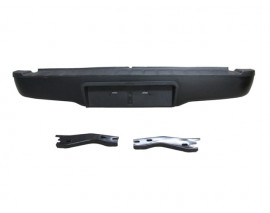 TOYOTA HILUX- PICK UP VIGO- 12/15; ARKA TAMPON SİYAH (PLAKA TAKILAN TİP) (BAĞLANTI AYAKLI) (TW)