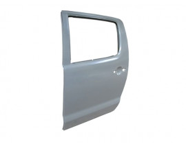 TOYOTA HILUX- PICK UP VIGO- 12/15; ARKA KAPI KOMPLE SOL GRİ BOYALI/ÇELİK BARLI(İCELİ)(YAN SANAYİ