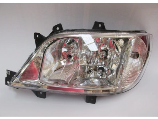 MERCEDES SPRINTER- 03/07; FAR LAMBASI SOL ELEKTRİKLİ/SİSLİ/ŞEFFAF CAM (AYFAR) (E MARKLI)