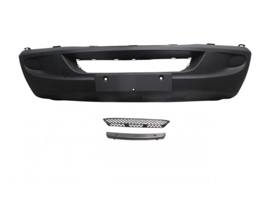 MERCEDES SPRINTER- 07/13; ÖN TAMPON SİYAH (ÇEK DEMİR KAPAKLI/SİS DLİKSİZ/IZGARALI/BASAMAK PLASTİKLİ)