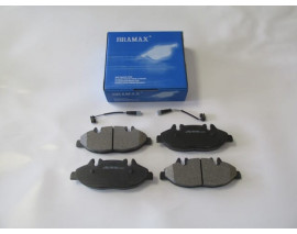 MERCEDES VITO- W639- 03/14; ÖN FREN BALATASI (2 KABLOLU)(DİSK) (165X62X21) (BRAMAX)