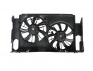 TOYOTA RAV4- 16/17; RADYATÖR VE KLİMA FAN DAVLUMBAZI KOMPLE ÇİFTLİ (MOTORLU)(9+7 KANAT) (ORİS)