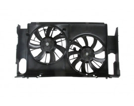 TOYOTA RAV4- 16/17; RADYATÖR VE KLİMA FAN DAVLUMBAZI KOMPLE ÇİFTLİ (MOTORLU)(9+7 KANAT) (ORİS)
