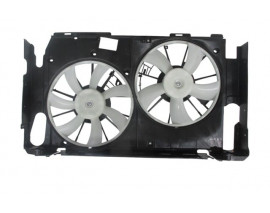 TOYOTA RAV4- 04/12; RADYATÖR VE KLİMA FAN DAVLUMBAZI KOMPLE ÇİFTLİ (5+7 KANAT) (MOTORLU) (ORİS)