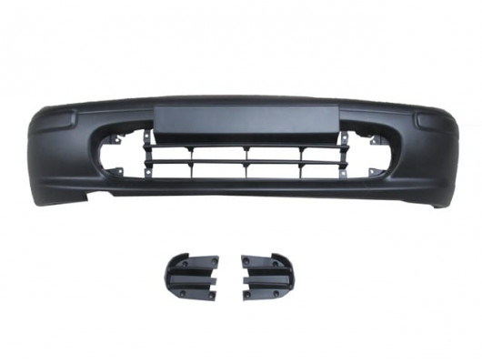 NISSAN MICRA- K11- 98/00; ÖN TAMPON SİYAH(SİS DELİĞİ İÇ KISIMDA)(BANDI KÖŞESİNDE)KENDİNDEN BANTLI(TW