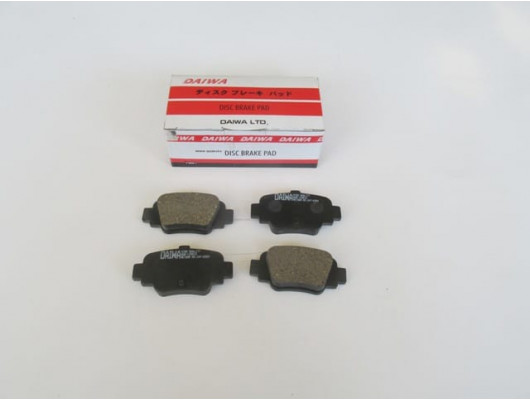 NISSAN MICRA- K11- 98/02; ARKA FREN BALATASI (DİSK) (89X43,8X15) (DAIWA)