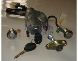 NISSAN SUNNY- B13- 90/94; KONTAK KİLİT SETİ (3LÜ) (KONTAK/KAPI/BAGAJ)