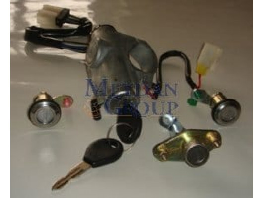 NISSAN SUNNY- B13- 90/94; KONTAK KİLİT SETİ (3LÜ) (KONTAK/KAPI/BAGAJ)