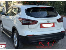 NISSAN QASHQAI- J11- 17/21; ARKA TAMPON SİYAH (SENSÖR DELİKLİ)(VISIA/TEKNA/SKYPACK)(TYG)