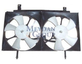 NISSAN ALTIMA- A31- 89/92; RADYATÖR VE KLİMA FAN DAVLUMBAZI ÇİFTLİ (SAC)