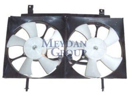 NISSAN ALTIMA- A31- 89/92; RADYATÖR VE KLİMA FAN DAVLUMBAZI ÇİFTLİ (SAC)