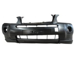 NISSAN X TRAIL- 08/11; ÖN TAMPON SİYAH (FAR YIKAMA DELİKSİZ/SİS DELİKLİ) (FPI)