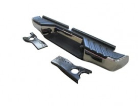 NISSAN SKYSTAR- PICK UP- ND22- 03/12; ARKA TAMPON (NİKELAJLI PLAKA LAMBALI/BAĞLANTI AYAKLI)(FPI)