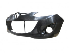 MAZDA 2- HB- 12/14; ÖN TAMPON SİYAH (SİS/PANJUR DELİKLİ TYG)