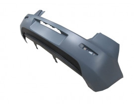 MAZDA 3- SD- 03/06; ARKA TAMPON GRİ (KARLIKLI/PLAKA/REFLEKTÖR DELİKLİ) (TYG)