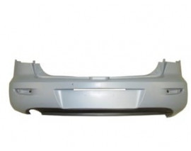 MAZDA 3- HB- 03/06; ARKA TAMPON GRİ (ASTARLI REFLEKTÖR DELİKLİ)(TÜV)(TYG)