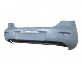 MAZDA 3- HB- 03/06; ARKA TAMPON GRİ (ASTARLI REFLEKTÖR DELİKLİ)(TÜV)(TYG)