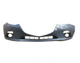 MAZDA 3- SD/HB- 14/16; ÖN TAMPON SİYAH SİS DELİKLİ (TYG)