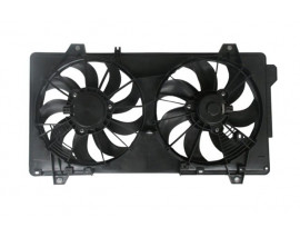 MAZDA 3- SD/HB- 14/16; RADYATÖR VE KLİMA FAN DAVLUMBAZI KOMPLE ÇİFTLİ (9+7 KANAT) (MOTORLU) (ORİS)