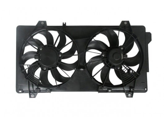 MAZDA 3- SD/HB- 14/16; RADYATÖR VE KLİMA FAN DAVLUMBAZI KOMPLE ÇİFTLİ (9+7 KANAT) (MOTORLU) (ORİS)