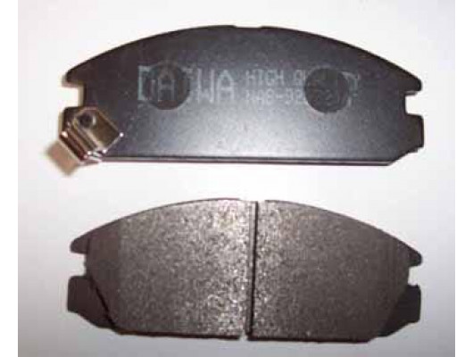 HONDA ACCORD- 90/93; ÖN FREN BALATASI SEGMANLI (DİSK) (127,8X47,5X15) (DAIWA)