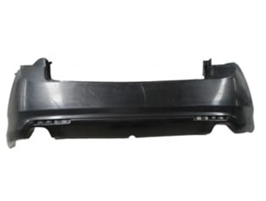 HONDA ACCORD- 08/15; ARKA TAMPON SİYAH (REFLEKTÖR DELİKLİ) (TW)