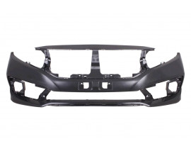 HONDA CIVIC- SD- 19/21; ÖN TAMPON SİYAH SENSÖR DELİKSİZ (SİS DELİKLİ) (TYG)