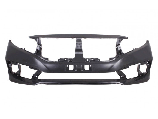 HONDA CIVIC- SD- 19/21; ÖN TAMPON SİYAH SENSÖR DELİKSİZ (SİS DELİKLİ) (TYG)