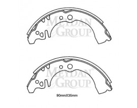 DAIHATSU HIJET- MİNİBÜS- 97/05; ARKA FREN PABUCU (90X35) (DAIWA)