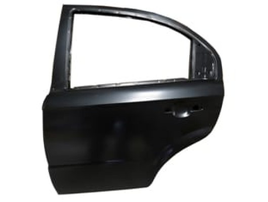 CHEVROLET AVEO- SD- 07/12; ARKA KAPI KOMPLE SOL (ÇELİK BARLI) SİYAH (TW)