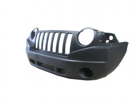 JEEP COMPASS- 07/10; ÖN TAMPON SİYAH (ASTARLI/SİS DELİKLİ) (TYG)