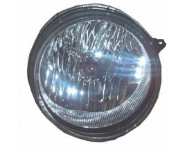 JEEP CHEROKEE- LIBERTY- 06/07; FAR LAMBASI MANUEL/ELEKTRİKLİ SOL YUVARLAK ŞEFFAF (GORDON)