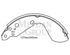 SUZUKI VITARA- 92/94; ARKA FREN PABUCU 5KAPI (127X45) (DAIWA)