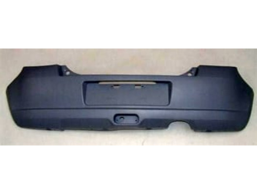 SUZUKI SWIFT- 05/07; ARKA TAMPON SİYAH (PLAKA/SİS DELİKLİ FPI)