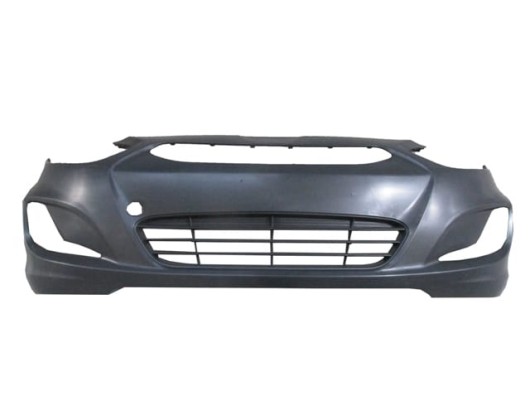 HYUNDAI ACCENT- BLUE- 11/18; ÖN TAMPON SİYAH(TAMPON PANJURLU)(SİS DELİKLİ) (FPI)