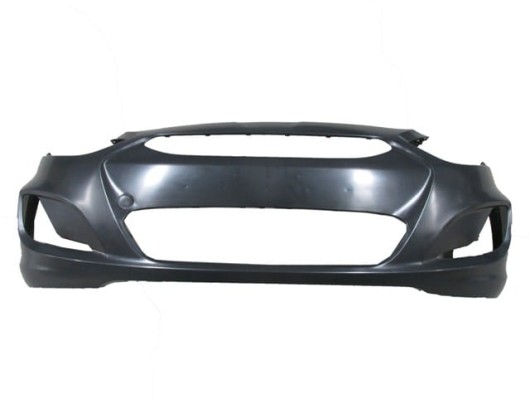 HYUNDAI ACCENT- BLUE- 11/18; ÖN TAMPON SİYAH (TAMPON PANJURSUZ)(SİS DELİKLİ)(MY)