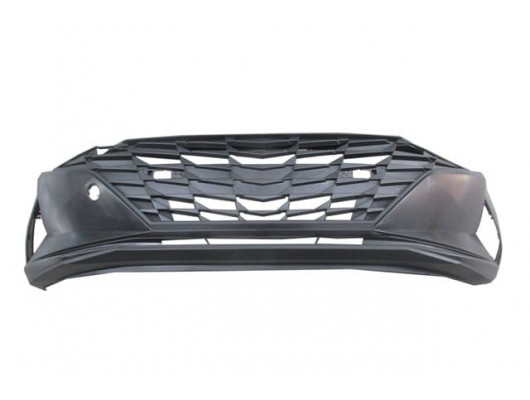 HYUNDAI ELANTRA- 21/23; ÖN TAMPON SİYAH SİS DELİKLİ/PANJURLU KOMPLE (FPI)