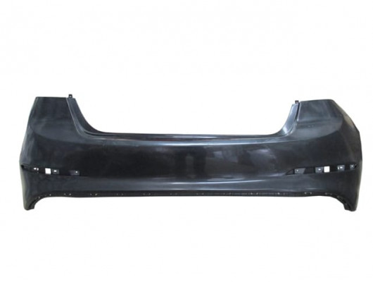 HYUNDAI ELANTRA- 16/18; ARKA TAMPON SİYAH (REFLEKTÖR DELİKLİ/KARLIKLI KOMPLE FPI)